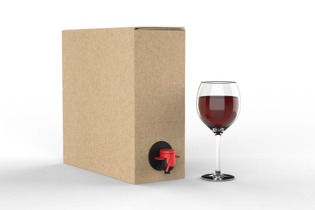 packaging vino nel cartone 
