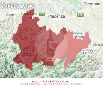 Denominazione Colli Piacentini DOC sottozona Monterosso val d’Arda