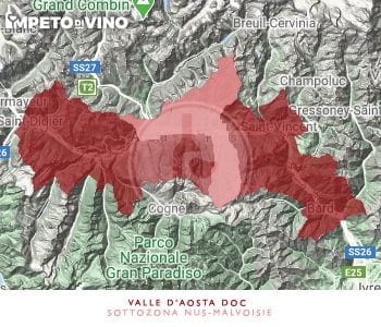 Denominazione Valle d’Aosta DOC sottozona Nus-Malvoisie